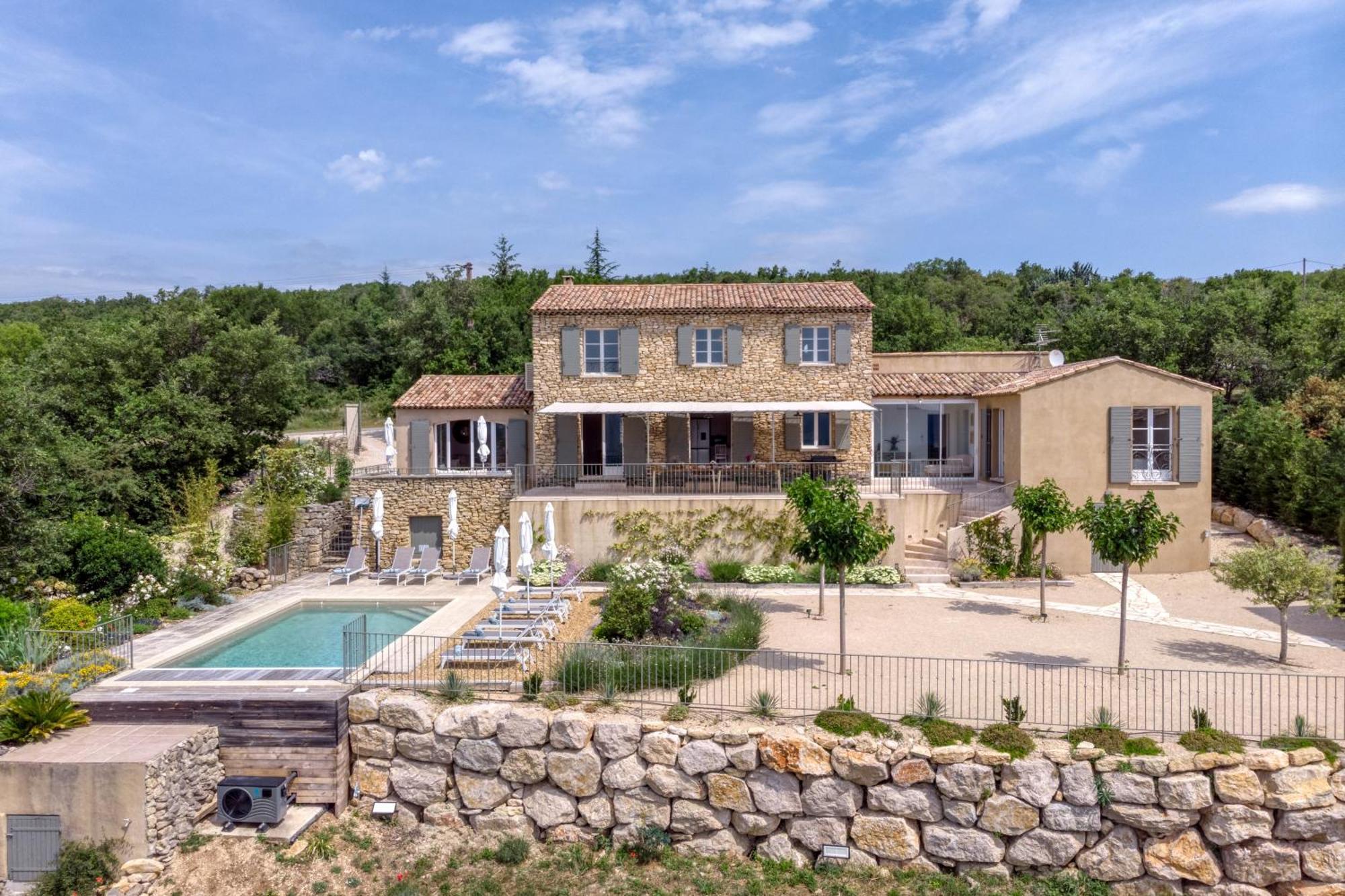 Bastide De Viens - Vue Luberon, Piscine Chauffee, Boulodrome Βίλα Εξωτερικό φωτογραφία