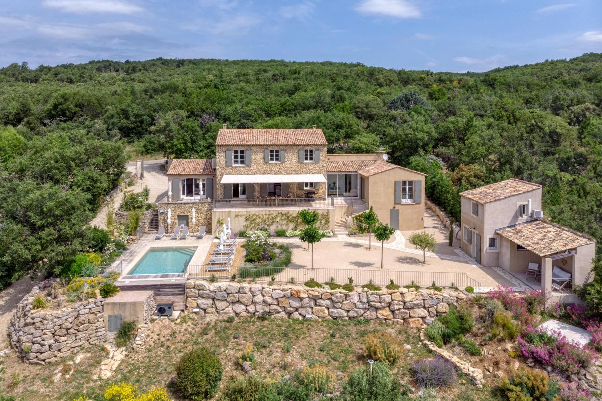 Bastide De Viens - Vue Luberon, Piscine Chauffee, Boulodrome Βίλα Εξωτερικό φωτογραφία